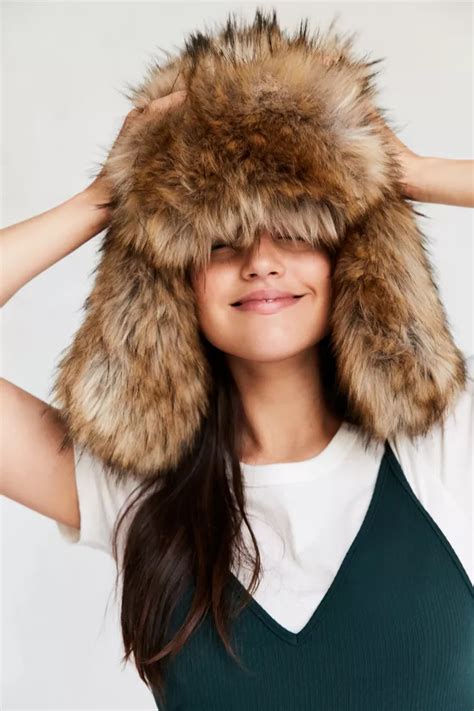 Faux Fur Trapper Hat 